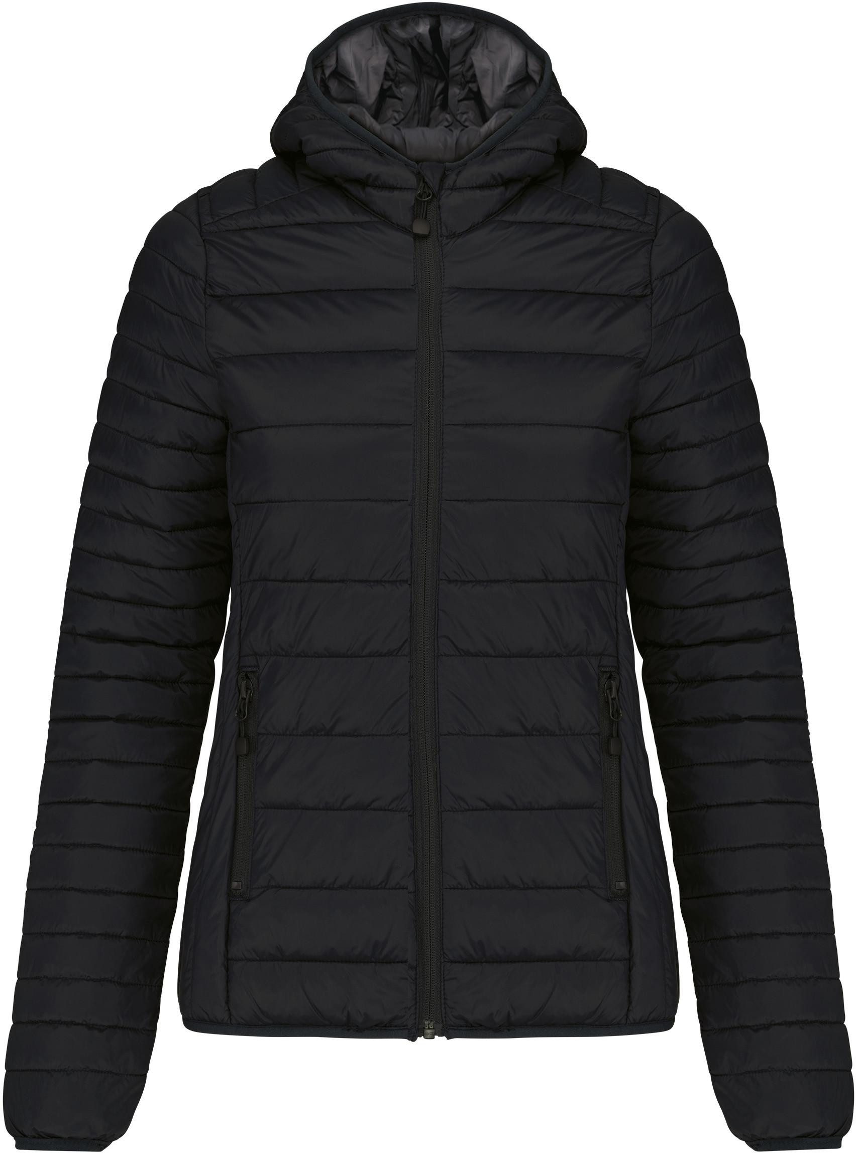 Kariban Outdoorjacke Leichte Damen-Steppjacke mit Kapuze