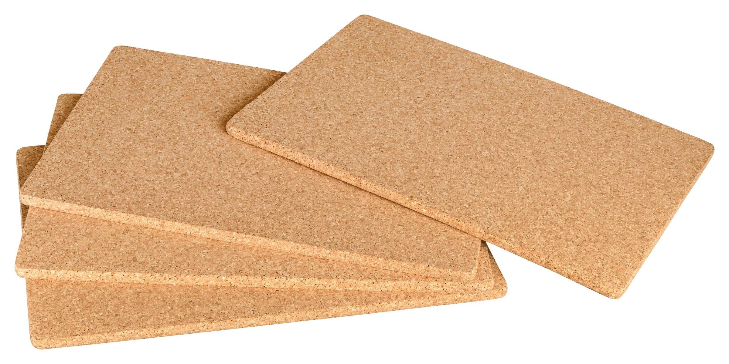 Kork-Deko.de Topfuntersetzer XXL Topfuntersetzer aus Kork 45×30 cm – hitzebeständig, rutschfest