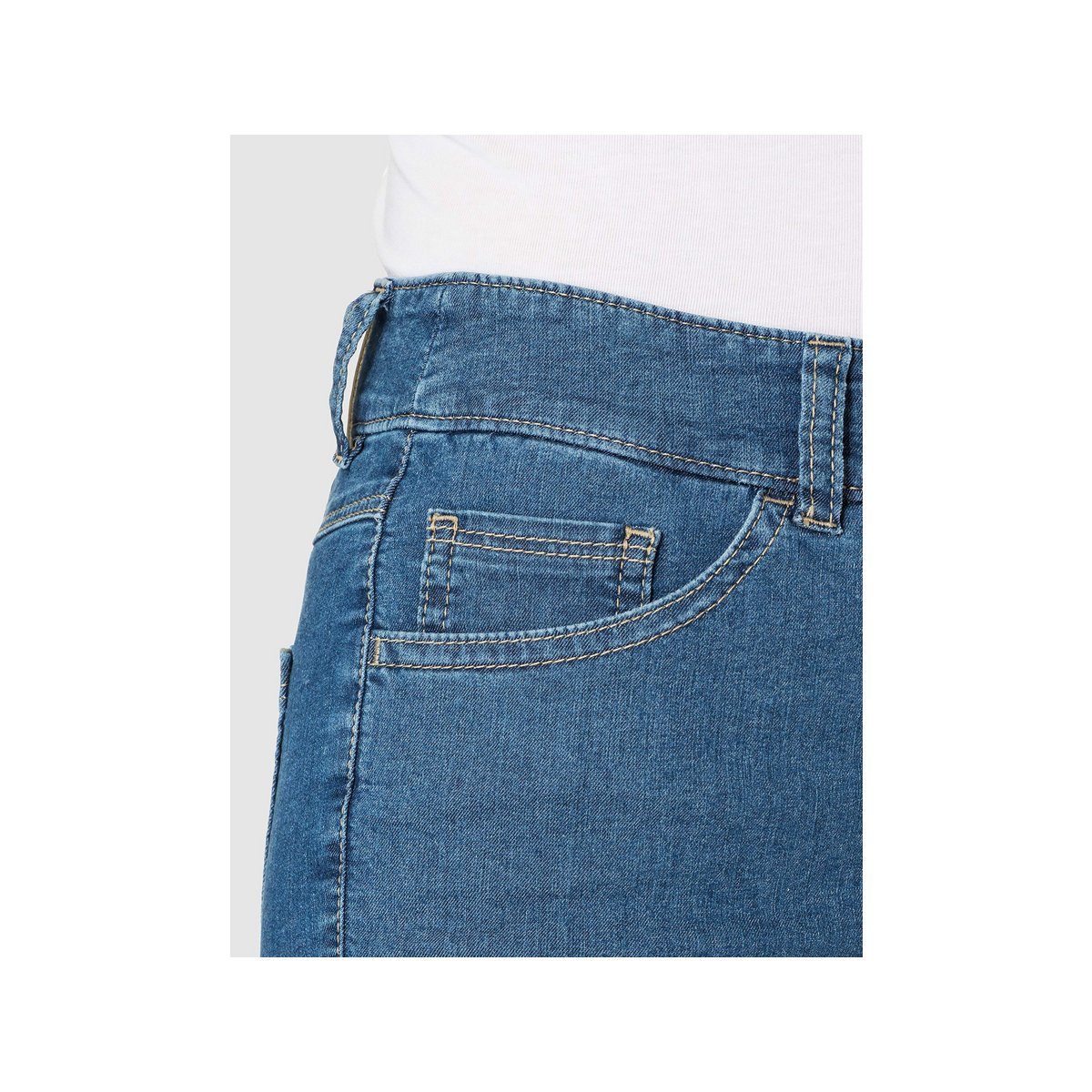 DENIM regular blau (1-tlg) 87300 WEBER Slim-fit-Jeans GERRY BLUE