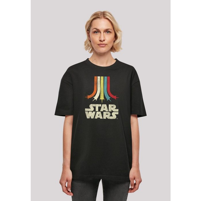F4NT4STIC T-Shirt Star Wars Retro Rainbow