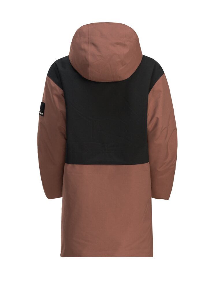 Jack Wolfskin Wintermantel Teen 2L Insulated Parka (wasserdicht, winddicht) rotbraun Mädchen