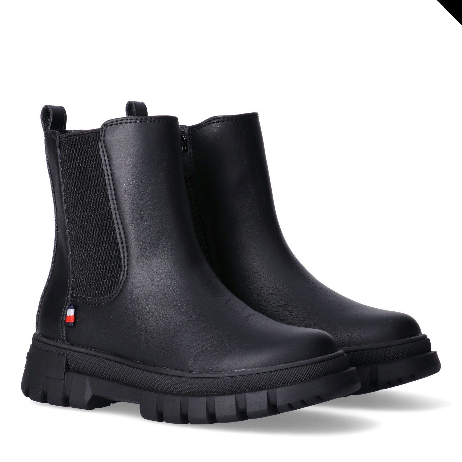 Tommy Hilfiger Chelseaboots Herbstboots, Stiefelette mit Stretcheinsatz an der Außenseite
