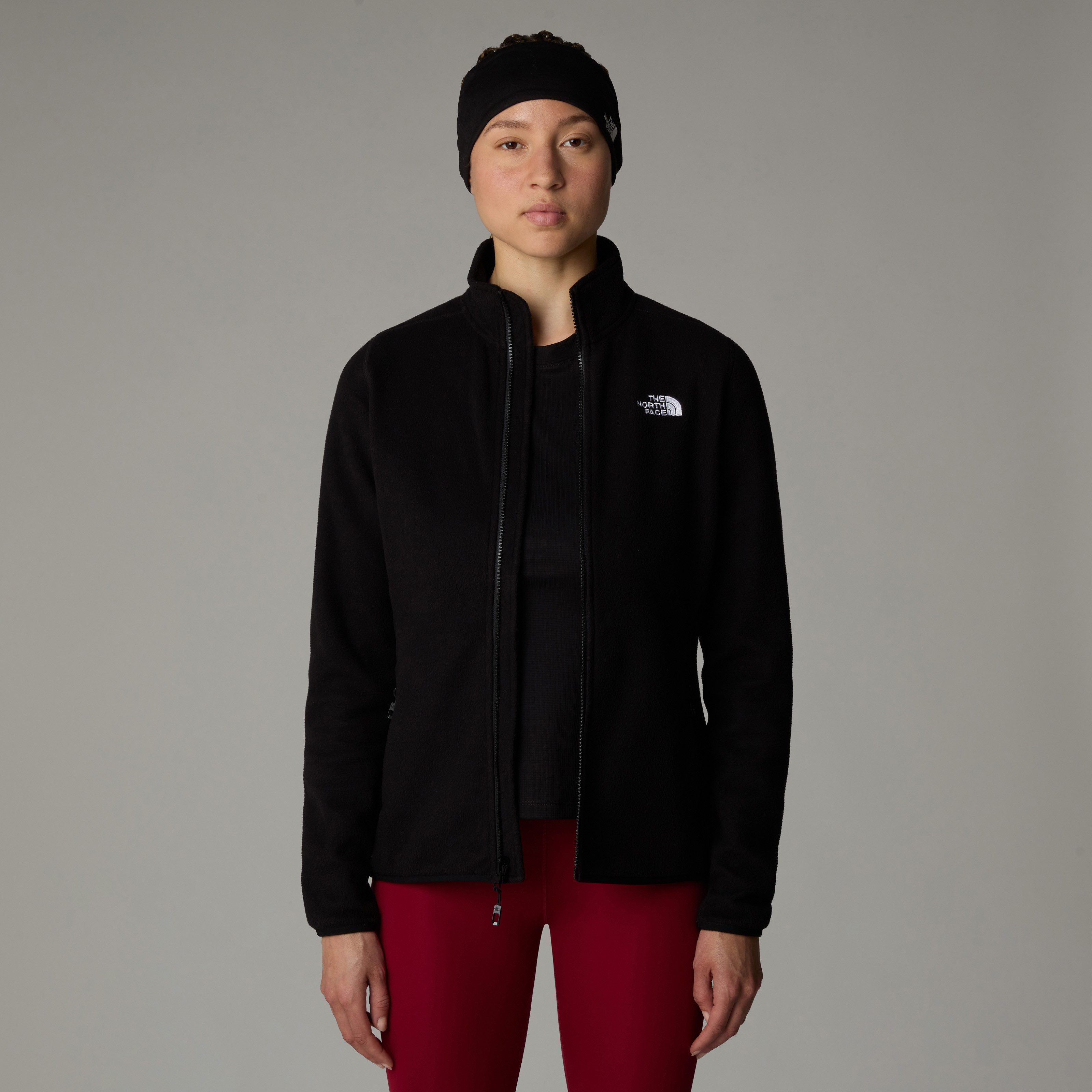 The North Face Fleecejacke W 100 GLACIER FZ - EU (1-St) mit Logostickerei günstig online kaufen