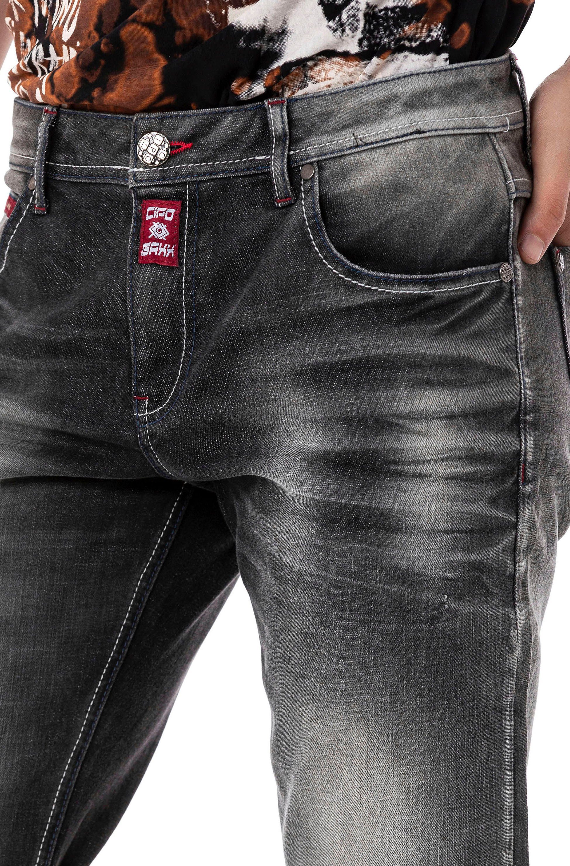 Cipo & Baxx Jeansshorts Baumwollmischung, regular fit – Bild 5 von 5
