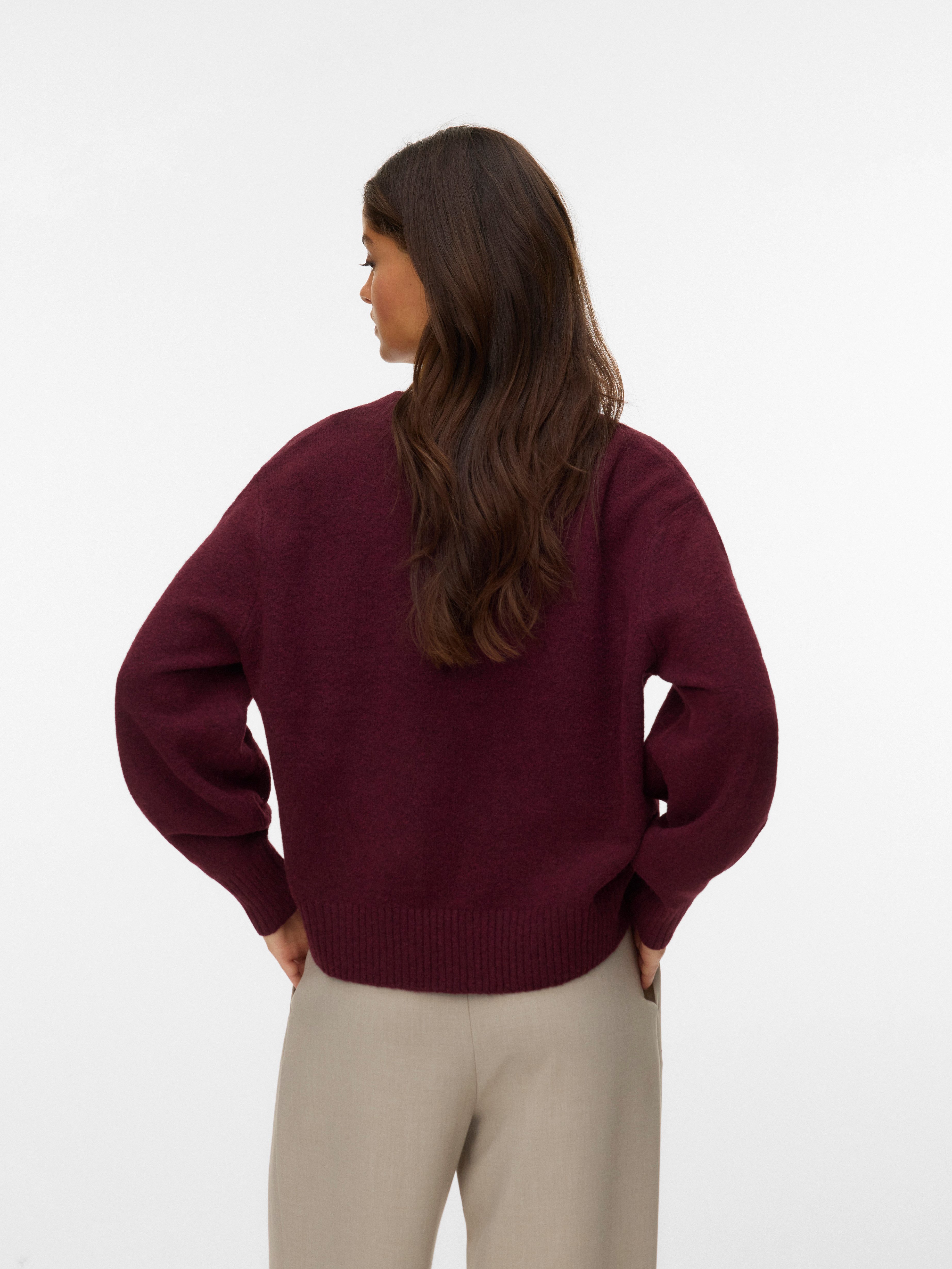 Vero Moda V-Ausschnitt-Pullover VMBOOM LS V-NECK günstig online kaufen