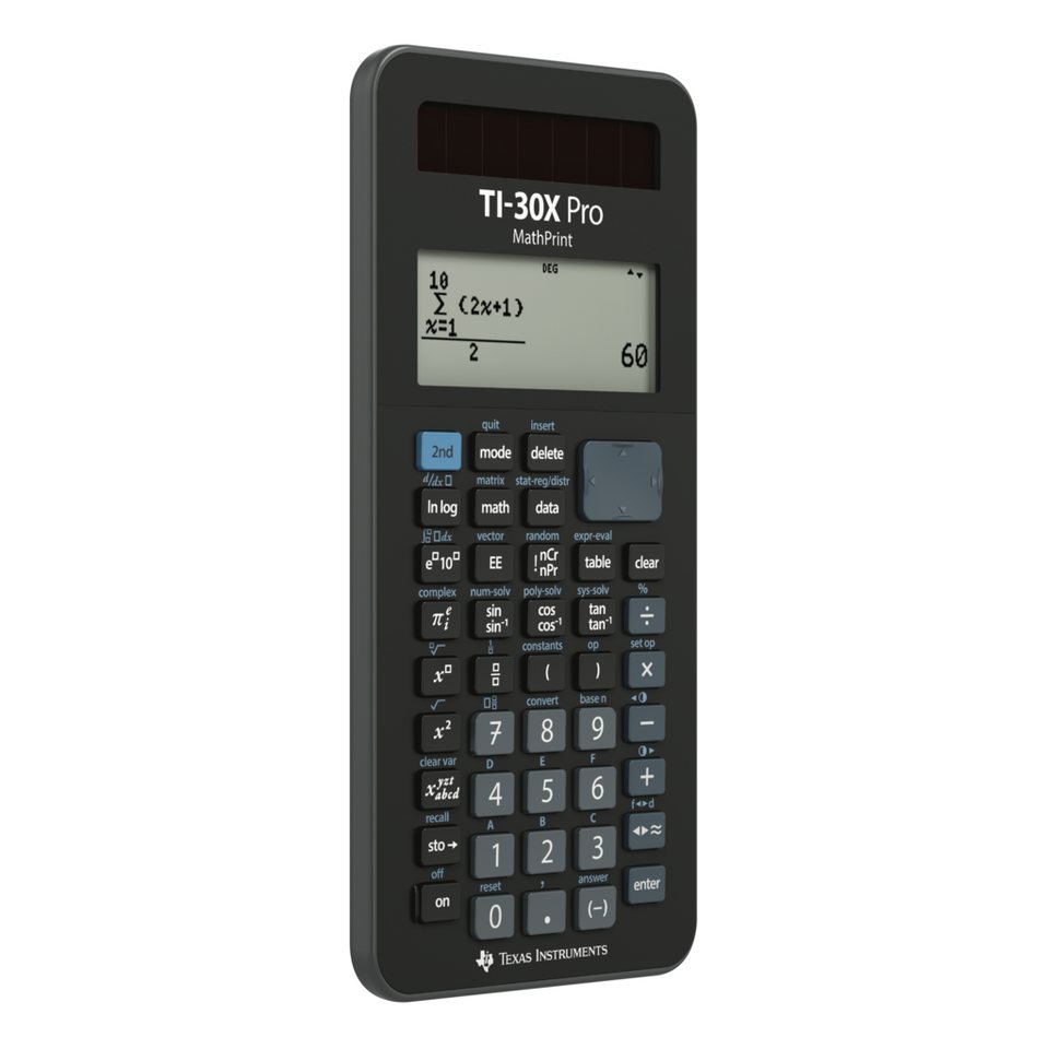 Thumbnail - Texas Instruments Taschenrechner Wissenschaftlicher Schulrechner TI-30X Pro MathPrint™, (30XPROM/FC/6E6/A), Sekundarstuf...