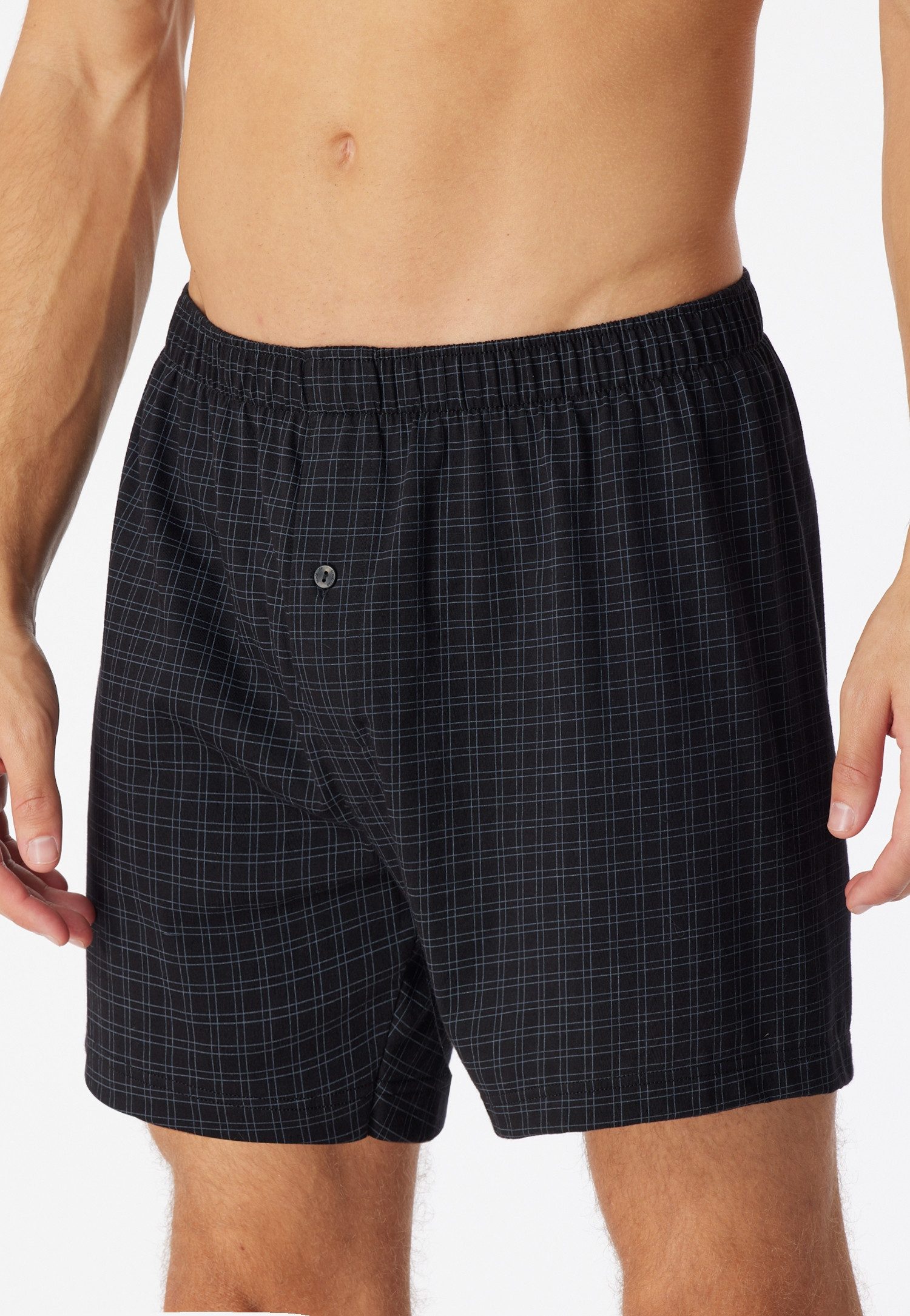 Schiesser Boxershorts Cotton Casual mit Eingriff, kariert günstig online kaufen