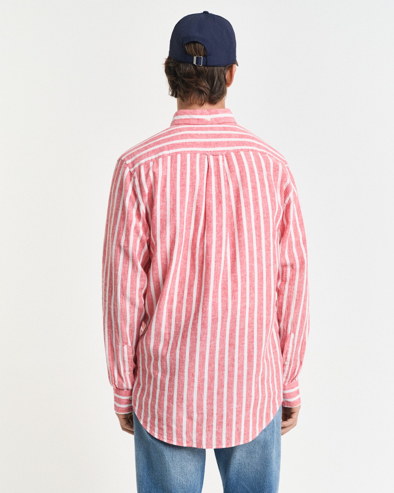 Gant Langarmhemd REG COTTON/LINEN STRIPED SHIRT günstig online kaufen