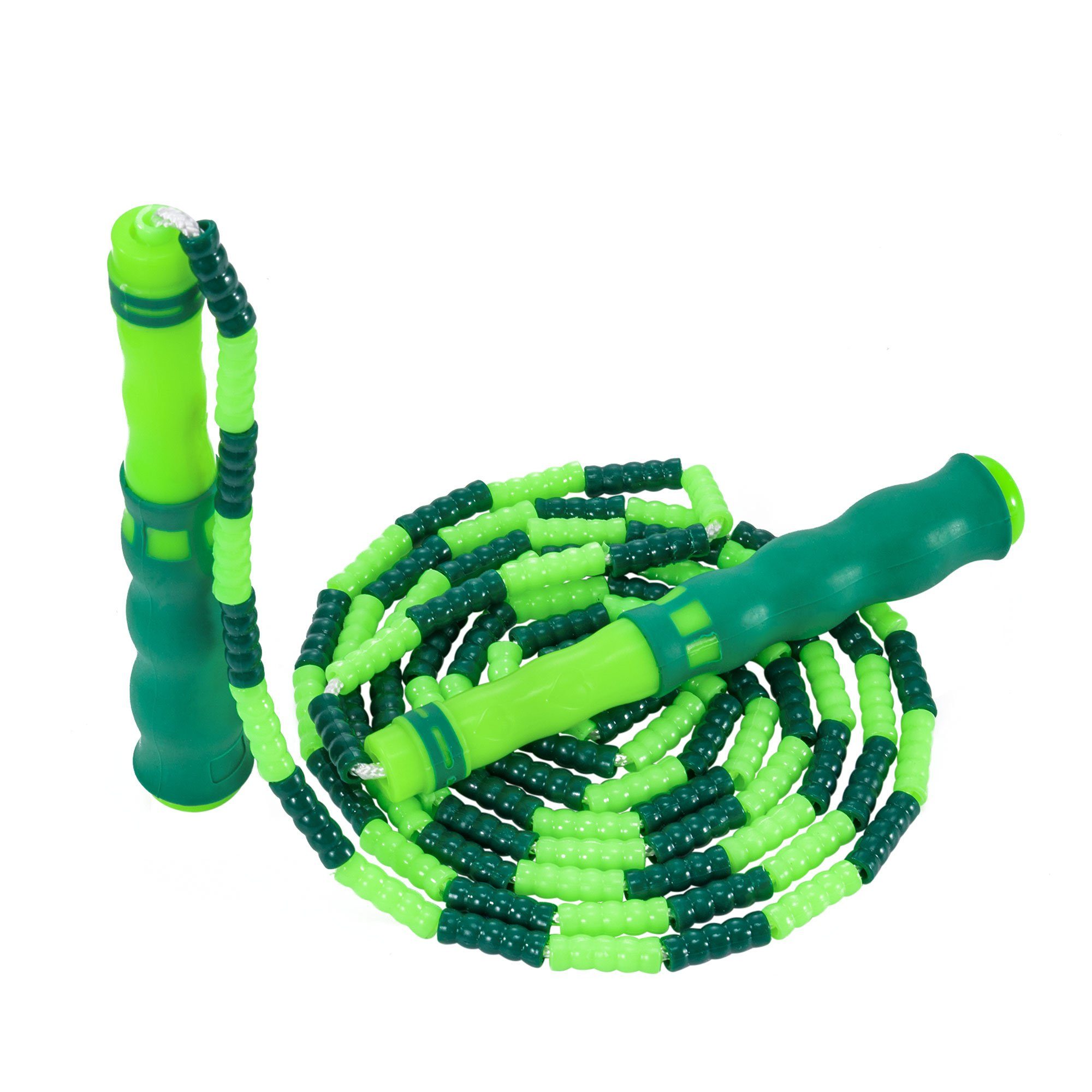 - Penelife grün Beaded Erwachsene Seillänge Jump Springseil, Rope 280 cm, Kinder und für verstellbar Springseil verstellbares Länge