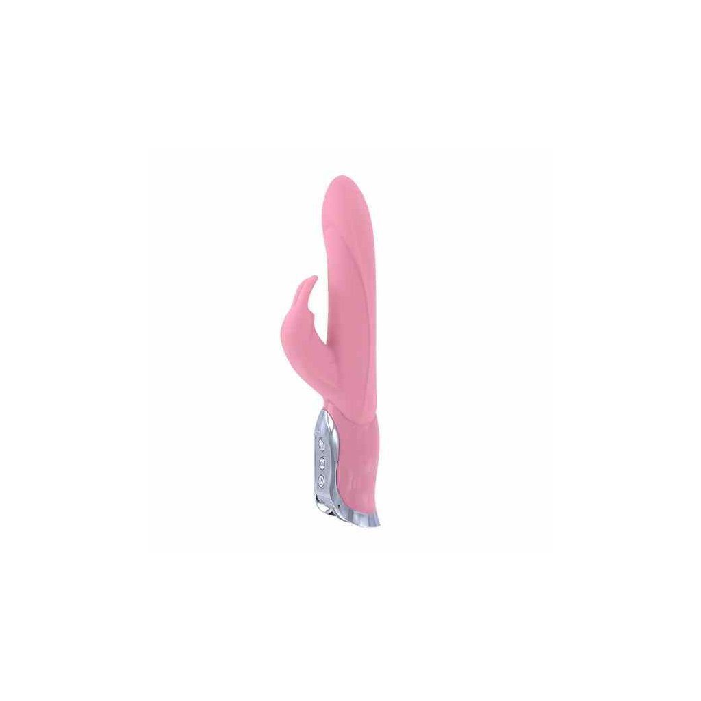 Vibe Therapy Rabbit-Vibrator Vibe Therapy - Serenity Pink, mit Klitors-Reizarm
