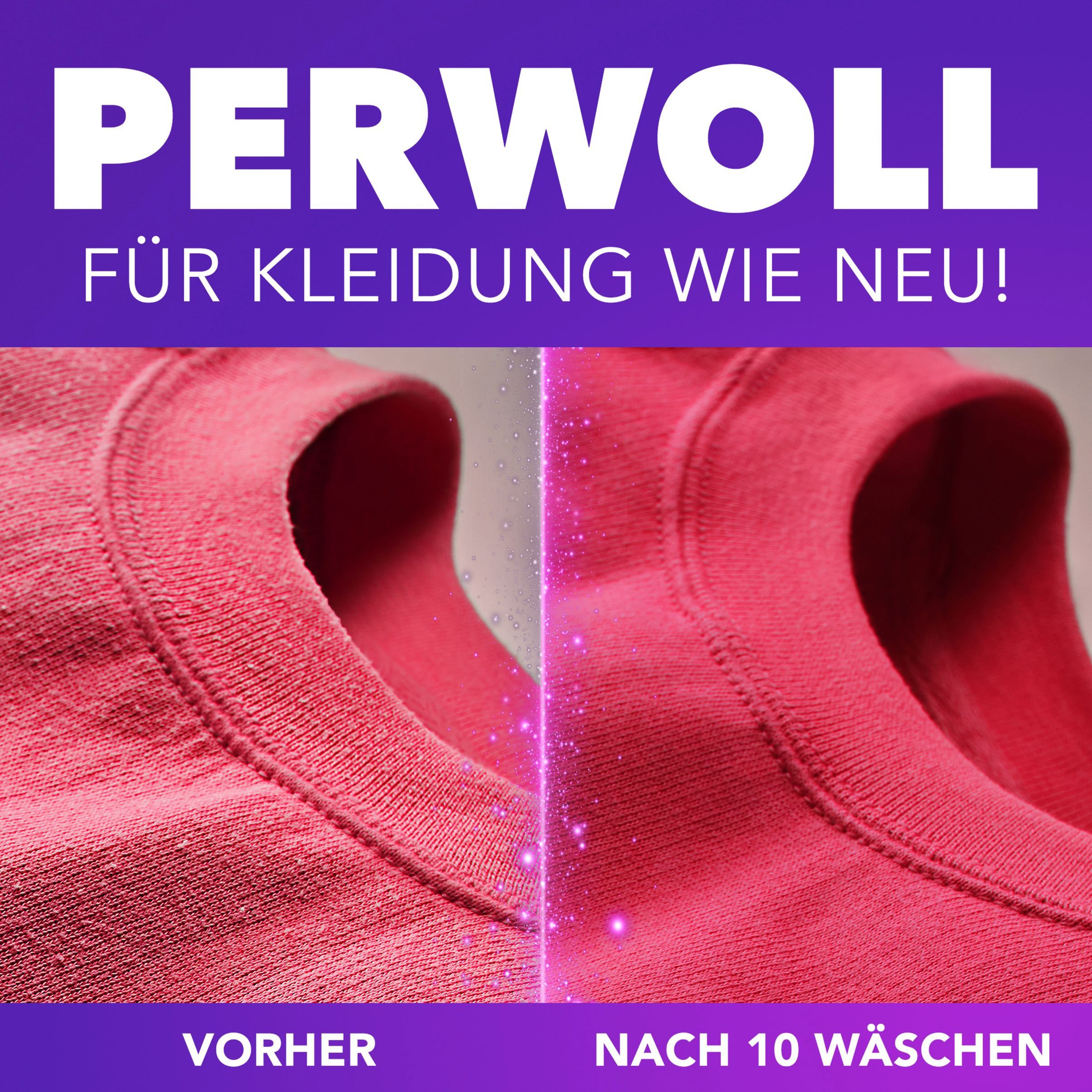 Perwoll PERWOLL All-in-1 Caps 80WL Color 2er Packung 1,08kg Colorwaschmittel (Spar Pack, [80-St. Kapseln mit Dreifach-Renew-Technologie)