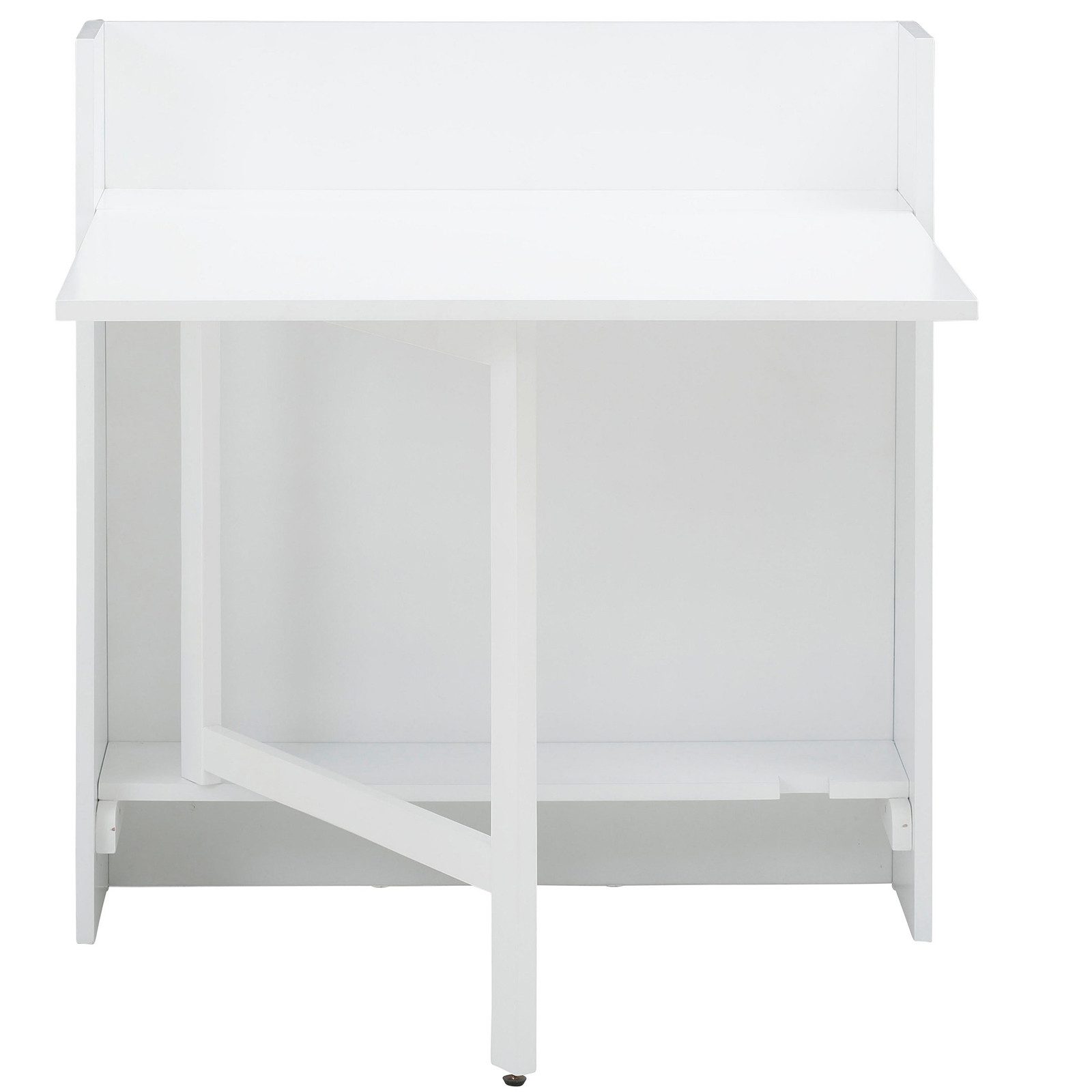 loft24 Klapptisch Wayne - Esszimmertisch Küchentisch Tisch Speisetisch, Küchentisch, Esstisch klappbar, MDF, Kiefer, weiß