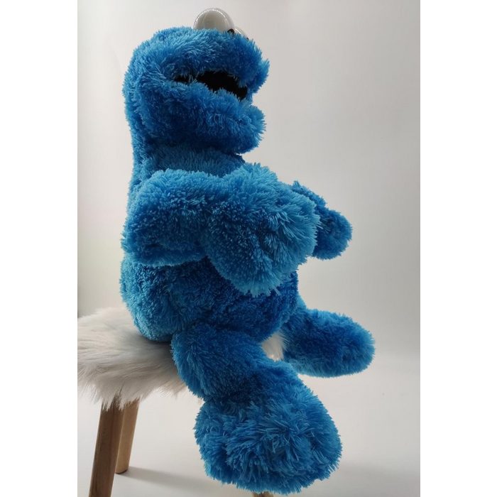 soma Kuscheltier Soma Sesamstrasse Kuscheltier Krümmelmonster Blau Plüsch Figur 35 cm Super weicher Plüsch Stofftier Kuscheltier für Kinder zum spielen