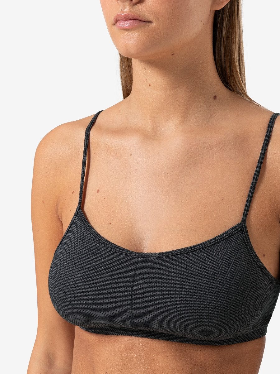 SUPER.NATURAL Sport-BH für Damen, Merino AIR BRA atmungsaktiv, verstellbare Träger