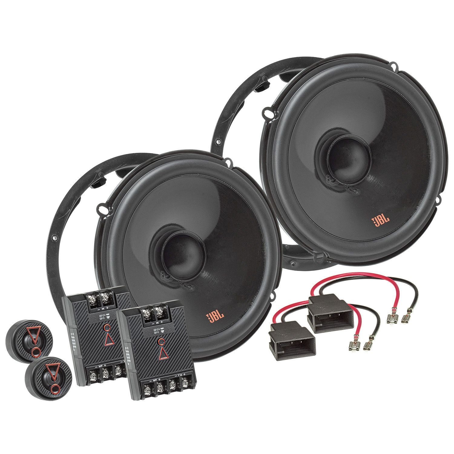 tomzz Audio JBL Stage3 607CF Set passt für Mitsubishi ASX Mirage Space Star Pajero Auto-Lautsprecher