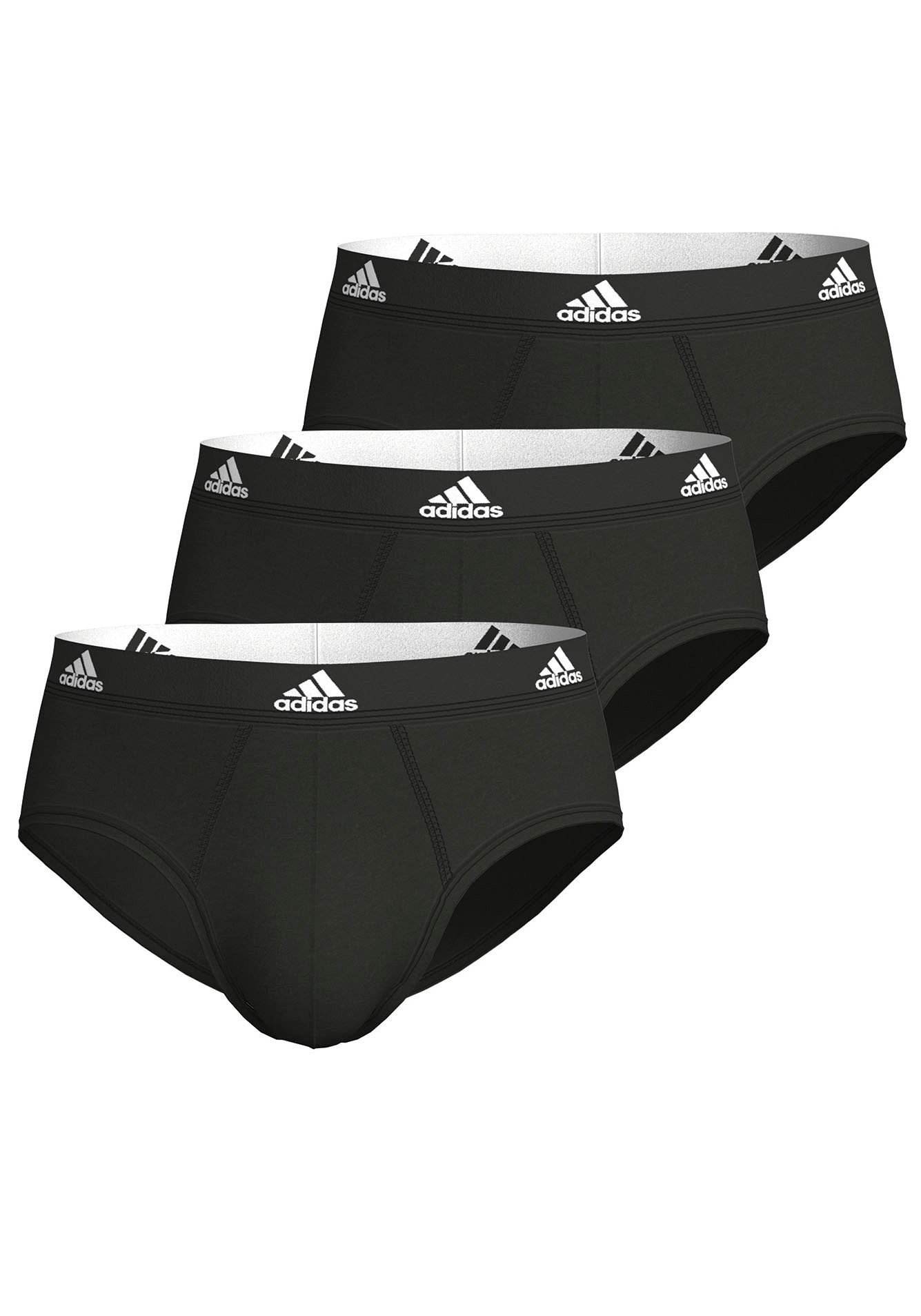 adidas Sportswear Slip "Active Flex Cotton" (3er-Pack) Real Cool Cotton, schnell trocknend, guter Feuchtigkeitstransport