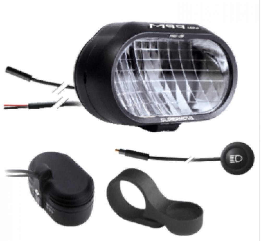 Supernova Fahrradbeleuchtung Supernova E-Bike-Scheinwerfer M99 Mini PRO Stvzo