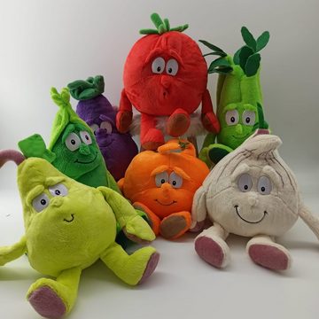 soma Kuscheltier Kuscheltier Plüschtier Goodness Gang Orange Kissen Gemüsekorb, Sp (1-St), Super weicher Plüsch Stofftier Kuscheltier für Kinder zum spielen