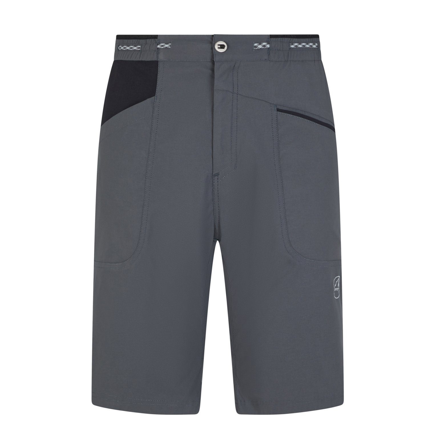 La Sportiva Trainingsshorts Belay Short Herren Stretch-Klettershort grau/schwarz