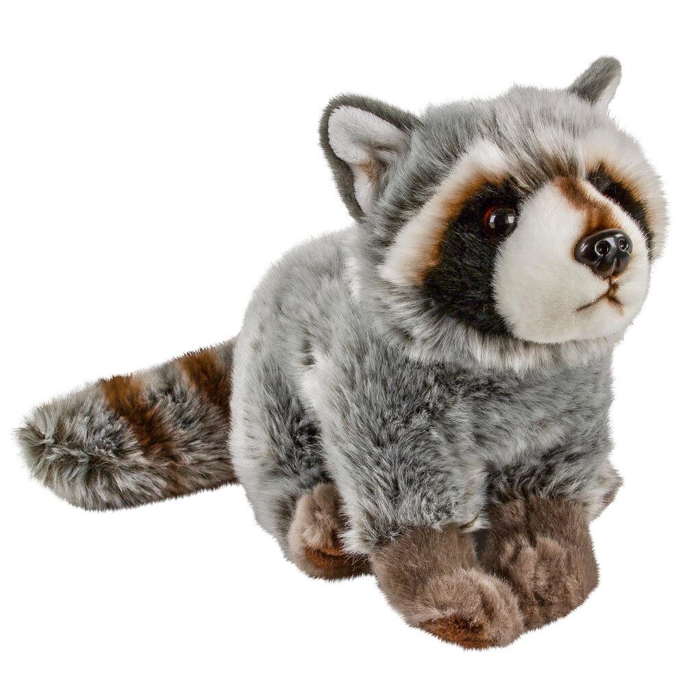 Uni-Toys Kuscheltier Waschbär Plüschtier 40 cm (mit Schwanz)