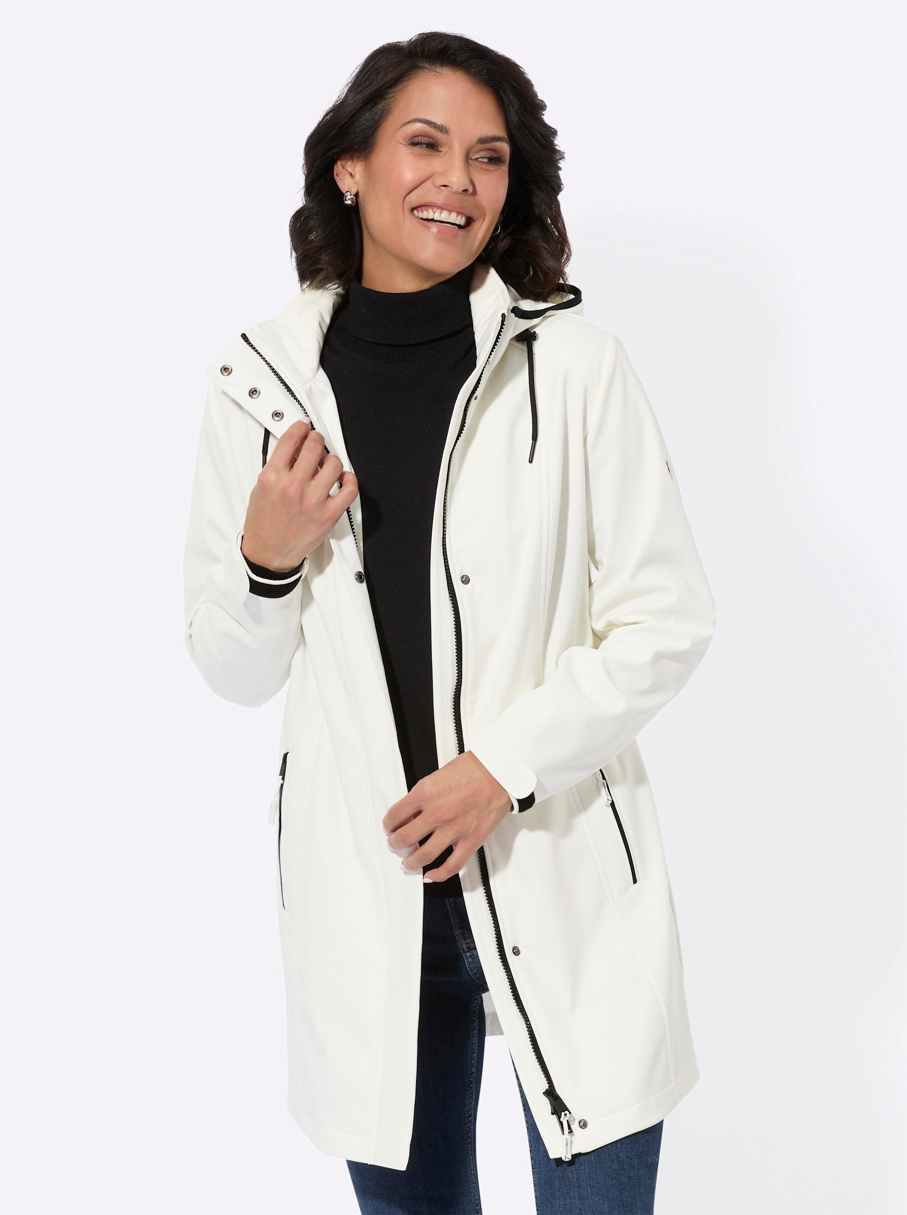 Casual Looks Softshelljacke, mit Kapuze günstig online kaufen