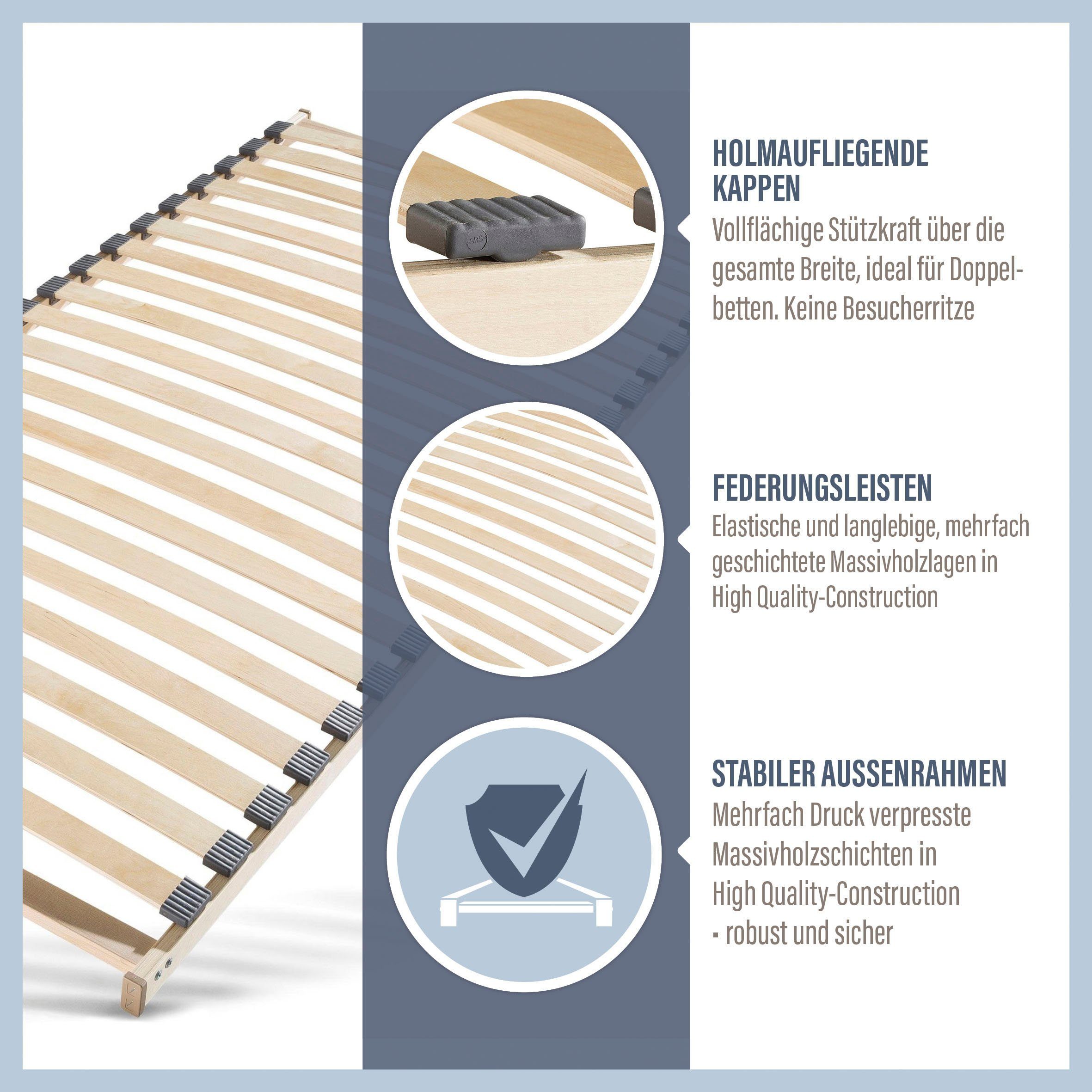 Lattenrost Mega LR-NV, Beco, Kopfteil nicht verstellbar, Fußteil nicht vers günstig online kaufen