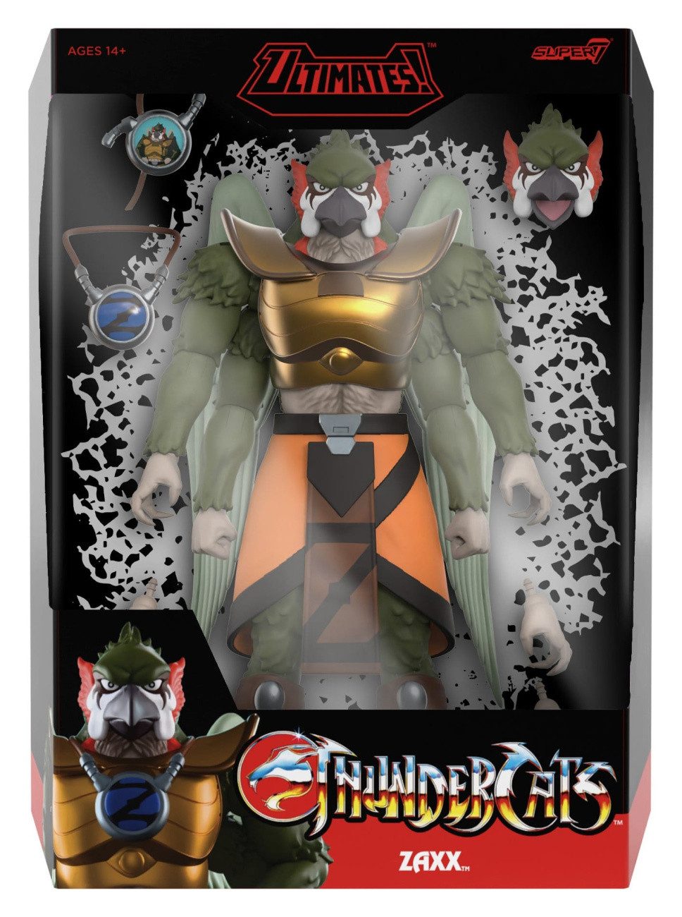 Super7 Actionfigur ThunderCats Ultimates! Wave 15 Actionfigur Zaxx 18 cm