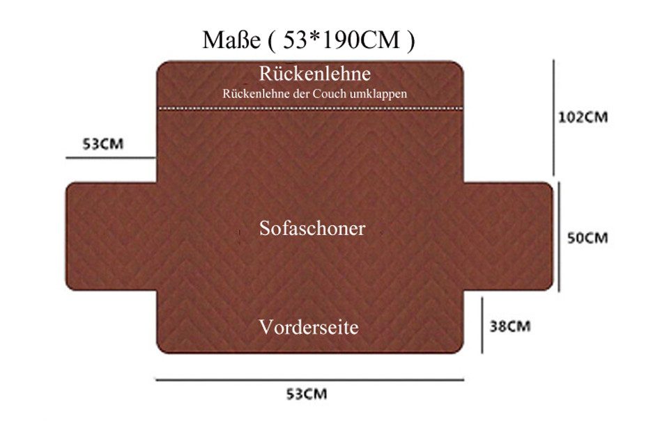 Coonoor Sofaschoner Sofaschoner Schlichtes, modernes Sofabezugs, günstig online kaufen