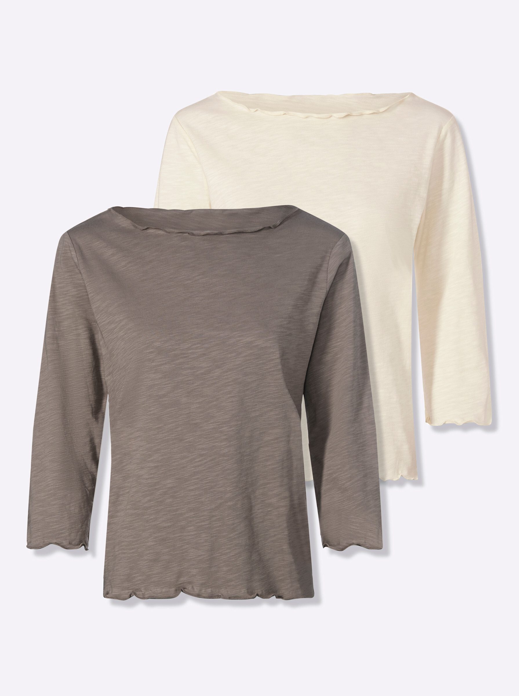 heine T-Shirt 2er-Pack Shirts 3/4-Arm (2-tlg) – Bild 4 von 5