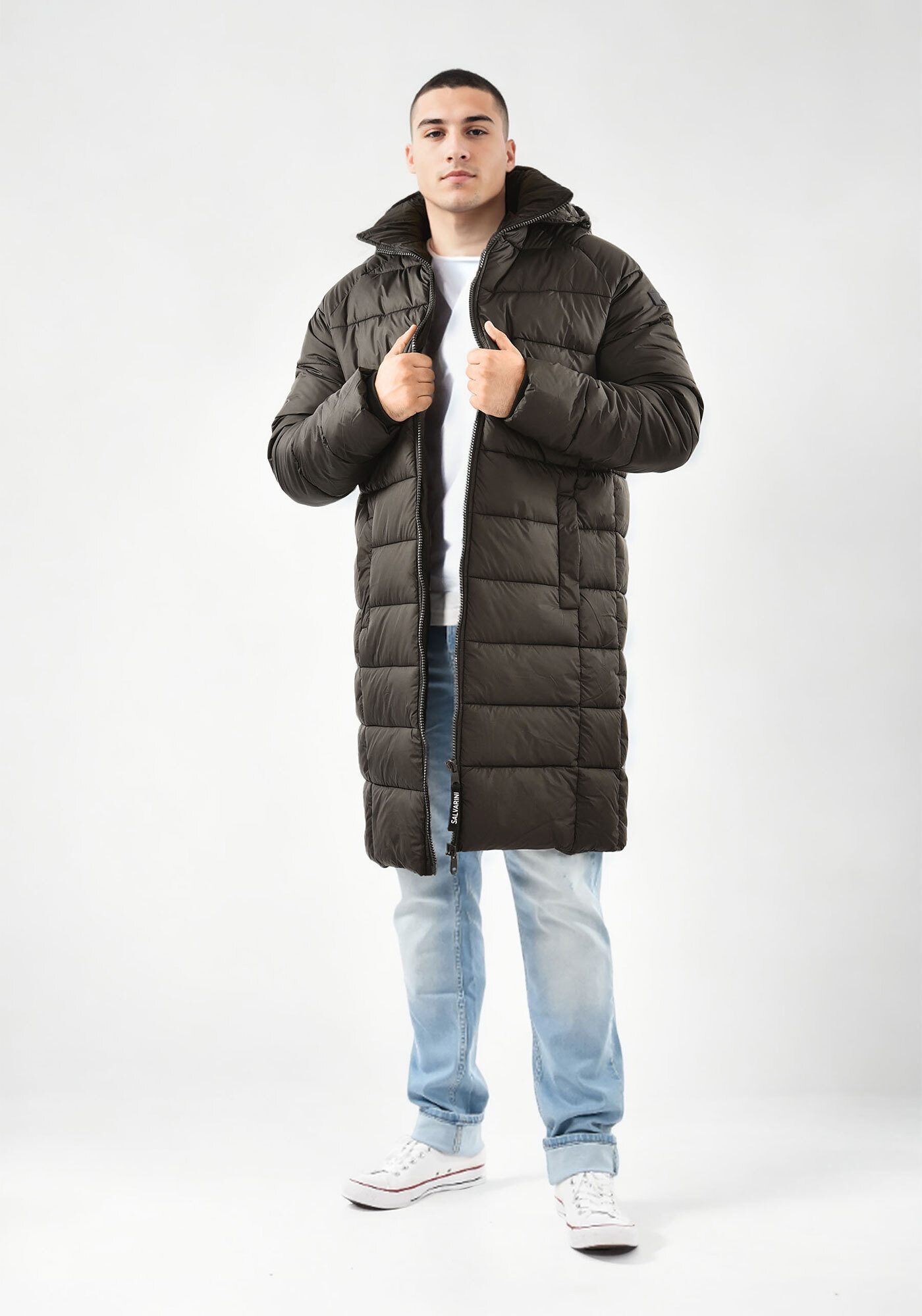 Alessandro Salvarini Winterjacke ASLoongi mit warmem Teddyfell und abnehmbarer Kapuze
