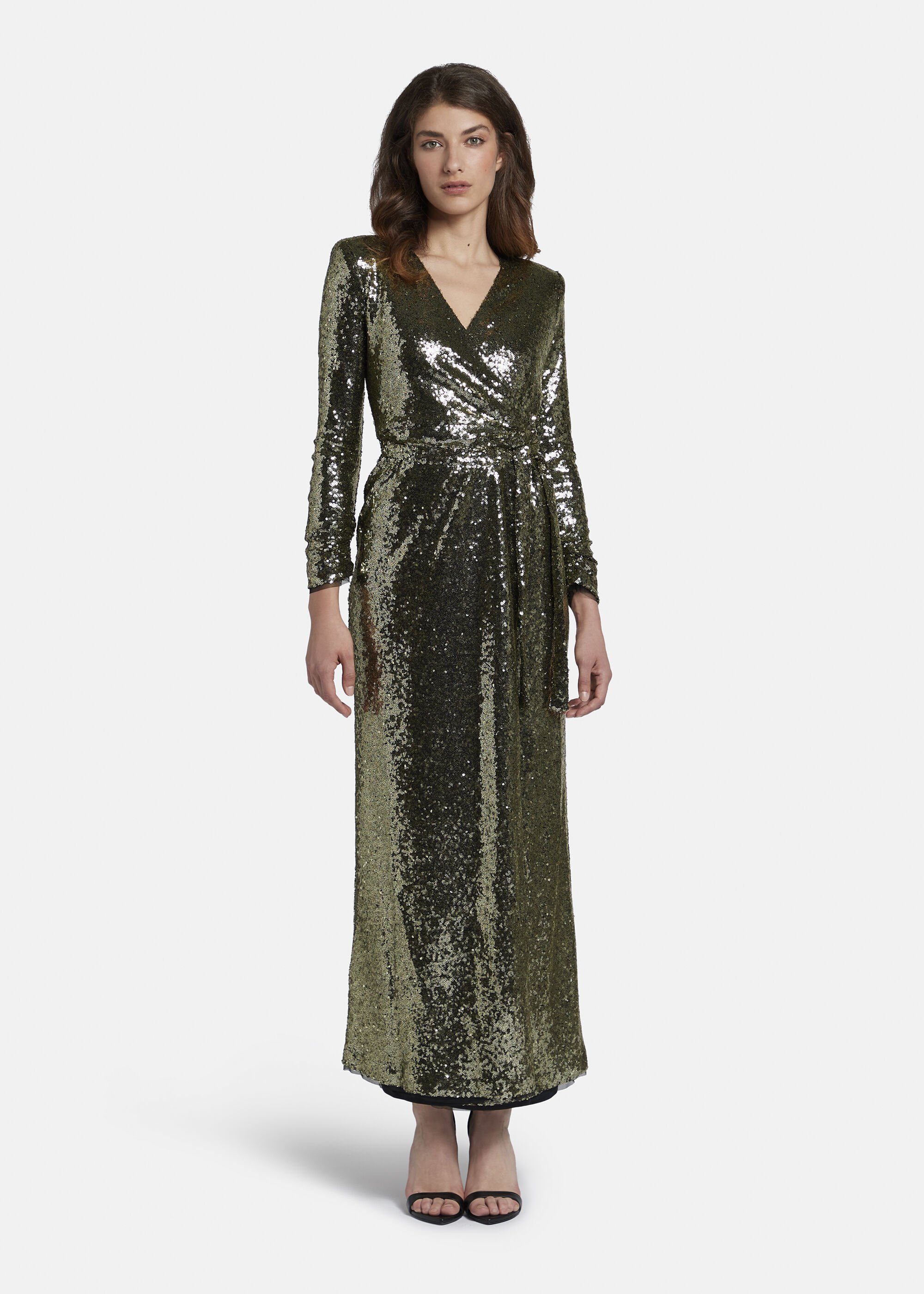 Nicowa Abendkleid MILOWA (1-tlg) aus hochwertigem italienischen Pailletten Stoff