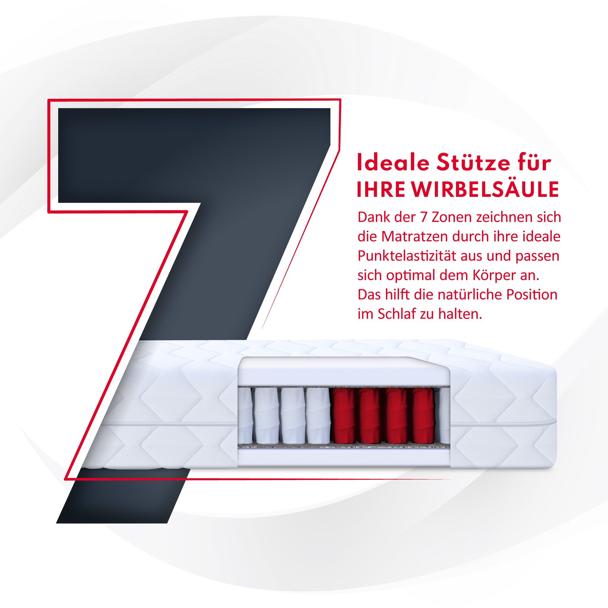 Taschenfederkernmatratze POTENZA, FDM, 16 cm hoch, (1) günstig online kaufen