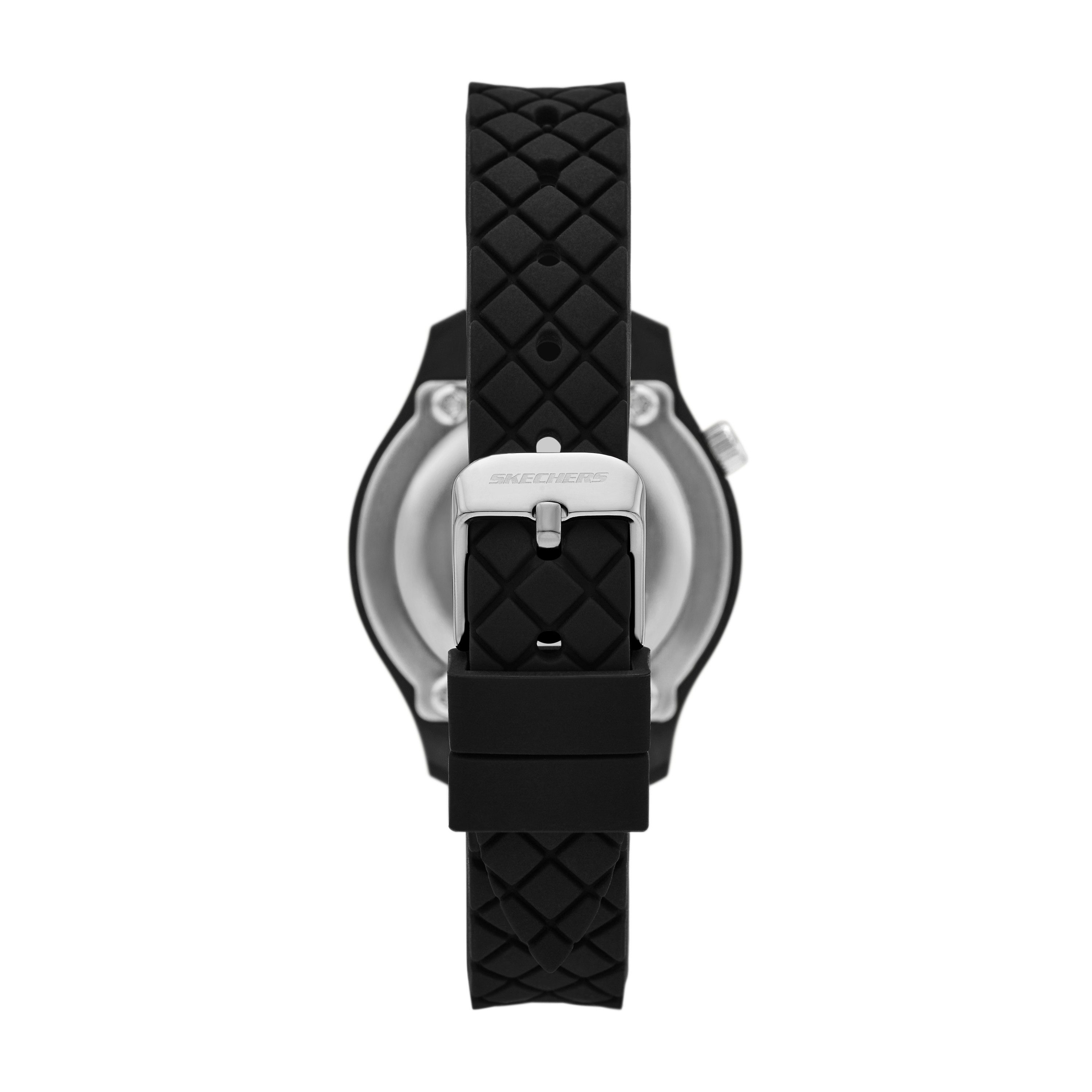 Skechers Quarzuhr Bayley SR6385, Armbanduhr, Damenuhr, Silikonarmband, analog