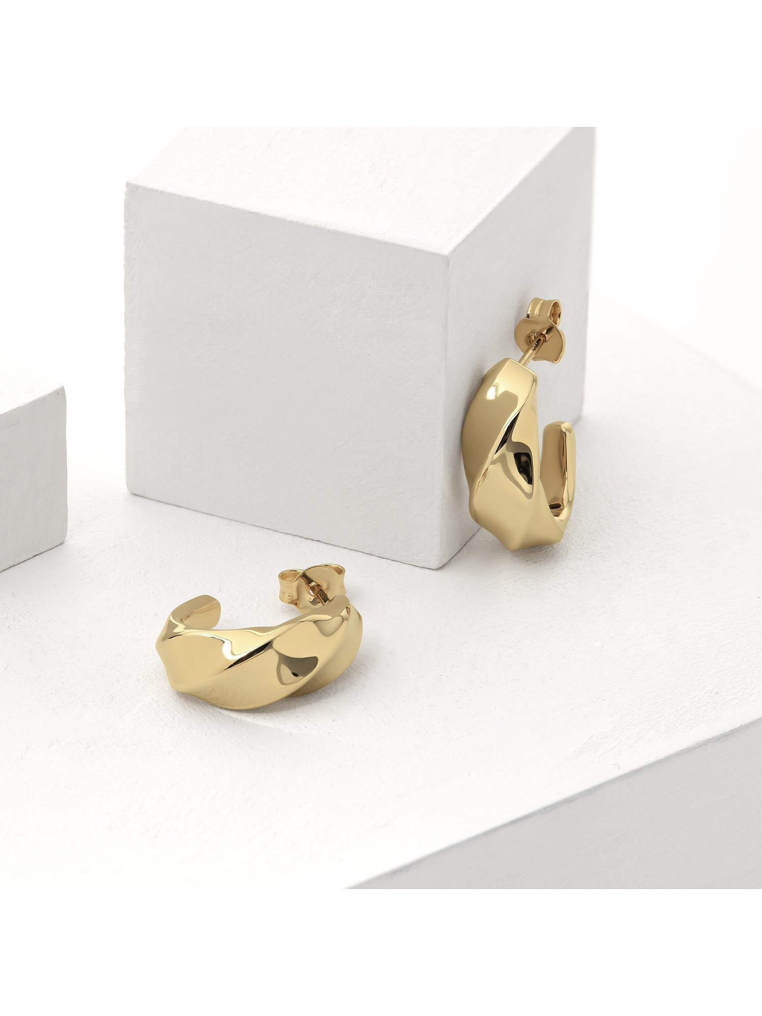 CHRIST Paar Ohrstecker CHRIST Damen-Ohrhänger 585er Gelbgold