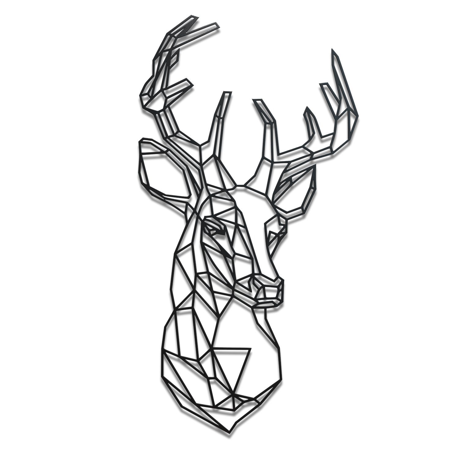 teileplus24 Wanddekoobjekt DS03 Wanddeko Metall Wandbild günstig online kaufen