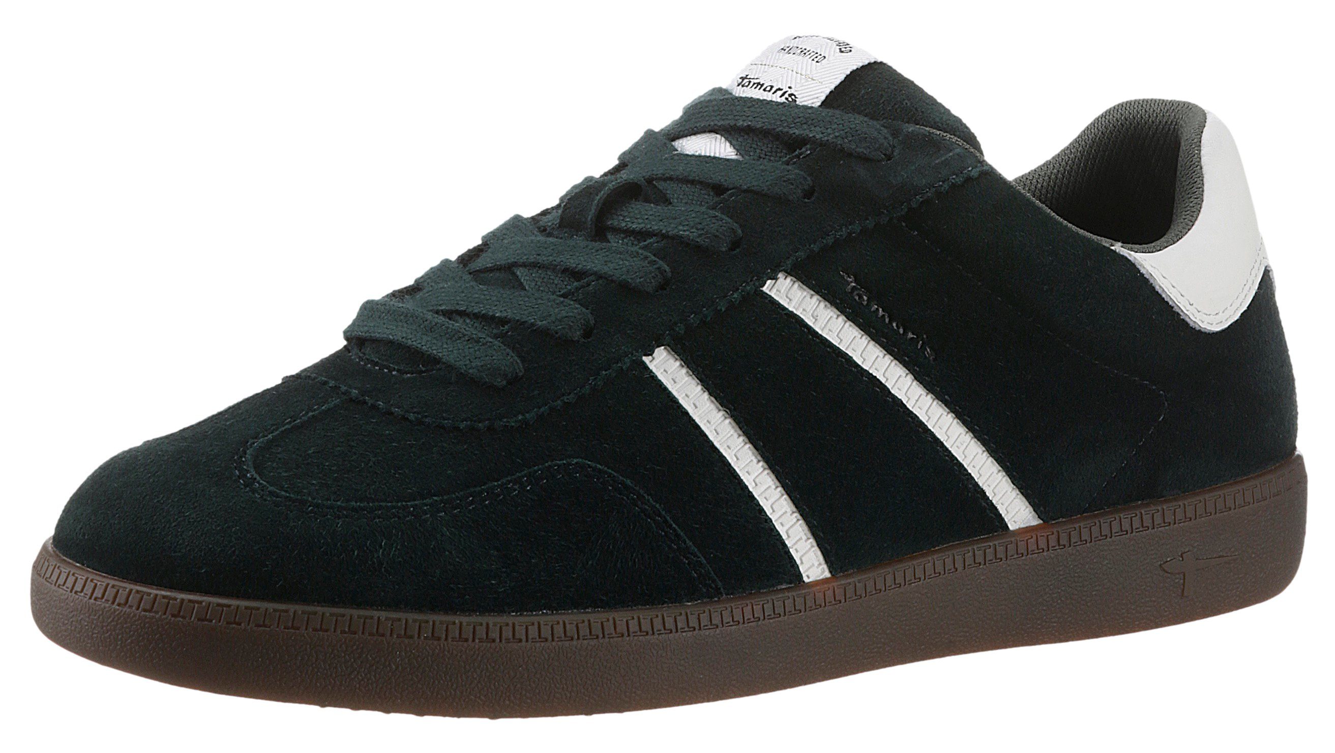 Tamaris Plateausneaker, Freizeitschuh, Halbschuh, Schnürschuh mit gepolstertem Schaftrand