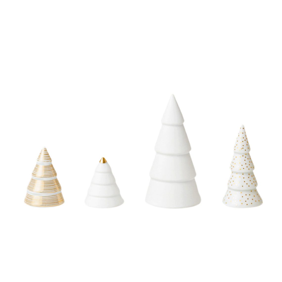 Räder Design Weihnachtsfigur Tannen aus Porzellan 4er-Set von räder design - Weihnachten Weihnachts