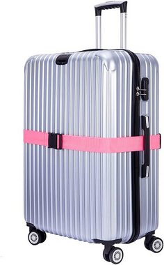 Mrichbez Koffergurt 4-Stück Koffergurt Kofferband Gurt Gepäckgurt Luggage Strap, (4-tlg)