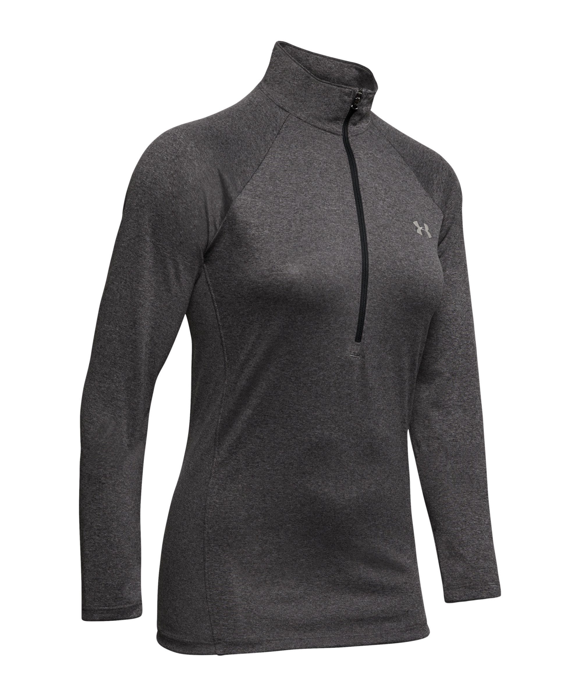 Under Armour® Sweatshirt Tech 1/2 Zip Sweatshirt Damen grau