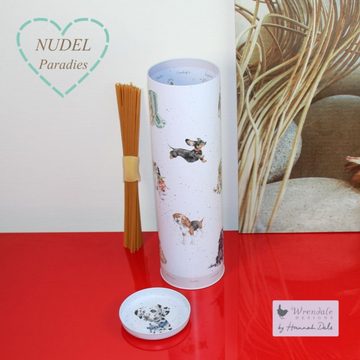 Wrendale Vorratsdose Wrendale Designs Spaghetti Dose Hunde, Weißblech, (Stück), Design von Hannah Dale