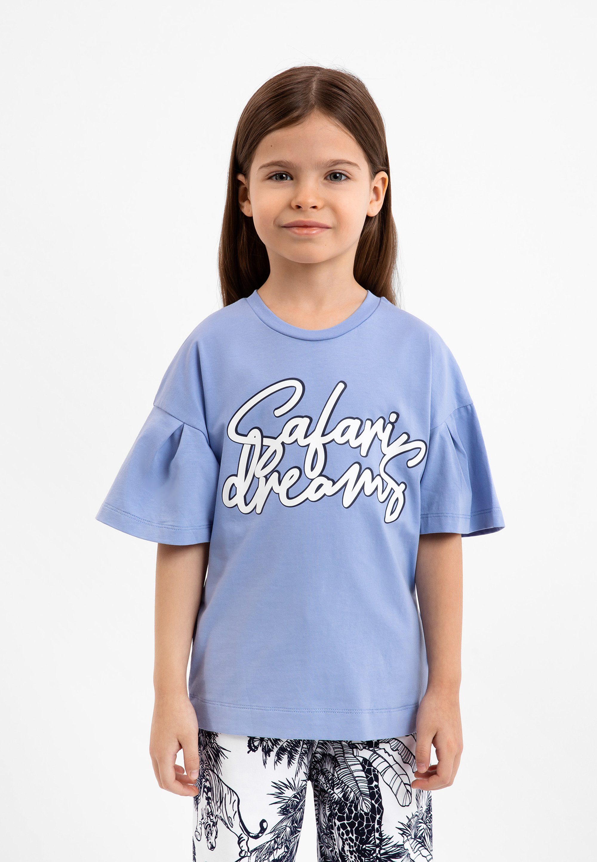 [Qualität zuerst] T-Shirt Gulliver coolen Schriftprints mit