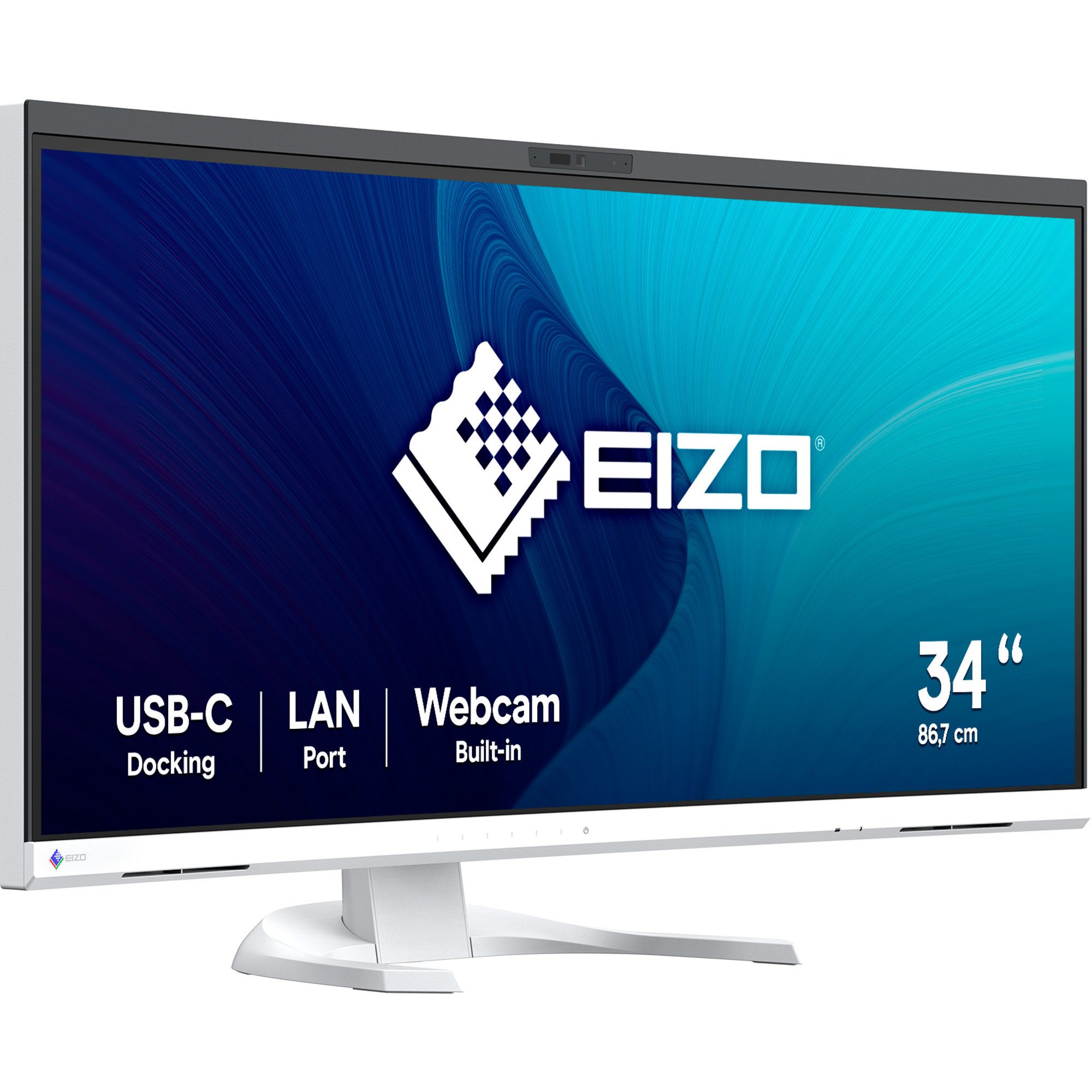 Eizo EIZO FlexScan EV3450XC-WT, LED-Monitor, (UWQHD, TFT-Monitor (3440 x 1440 px)