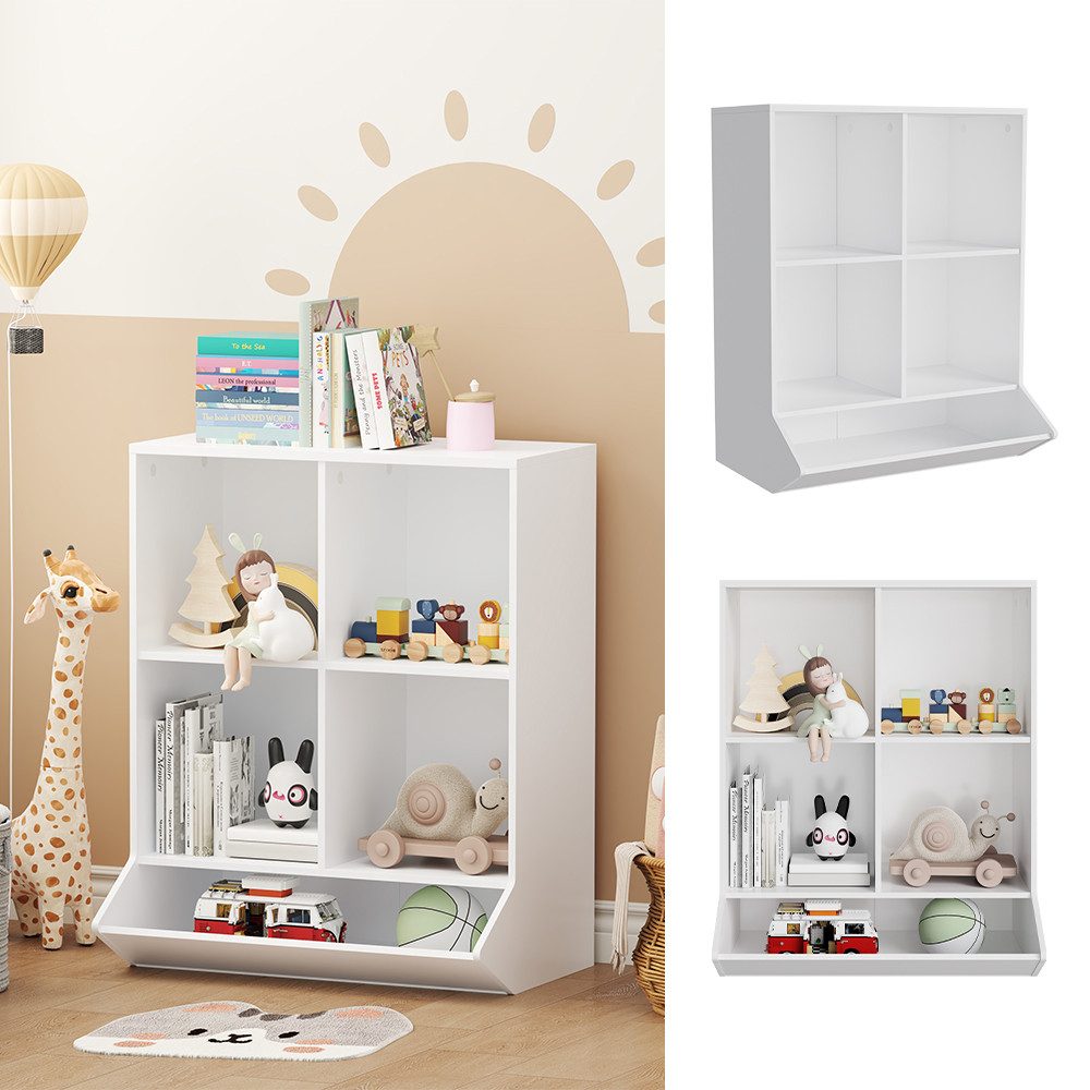 Vicco Bücherregal Conny, Weiß, 65.5 x 82.5 cm günstig online kaufen