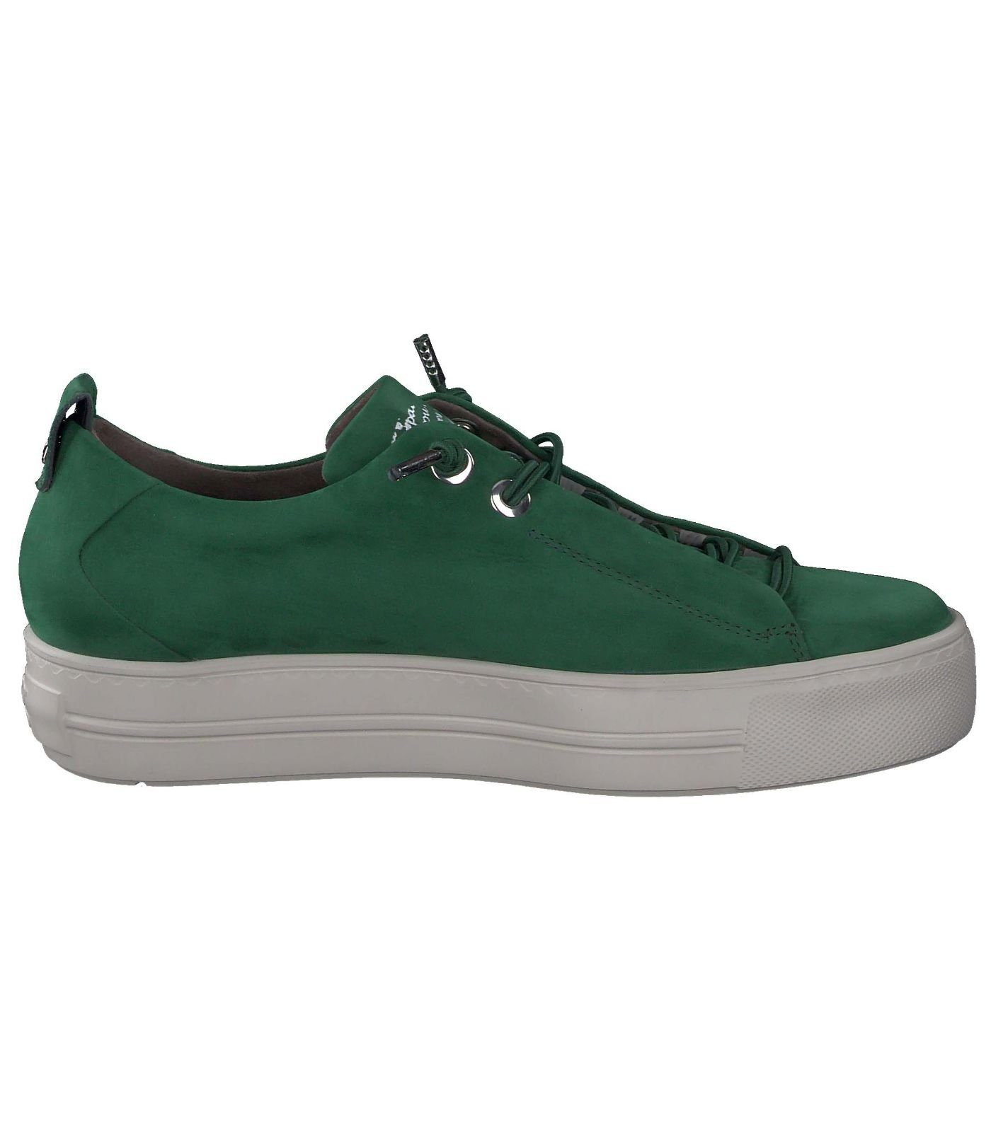 Grün Nubukleder Plateausneaker Sneaker Green Paul