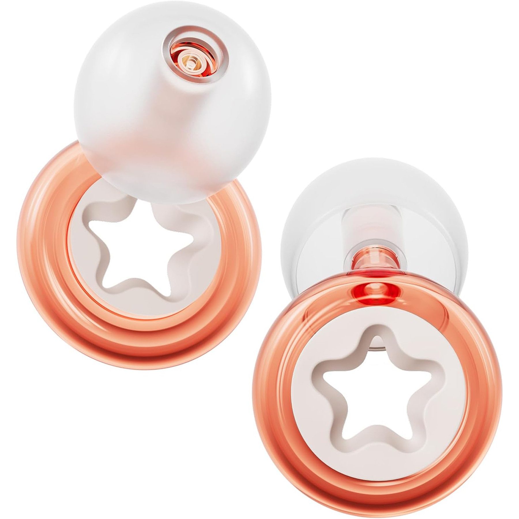 Mutig Gehörschutzstöpsel Ohrstöpsel zum Schlafen,Weicher wiederverwendbarer Lärm Ohrenstöpsel, Silikon Gehörschutz Ohrstöpsel,6 Aufsätze in S/M/L,28dB Reduzierung