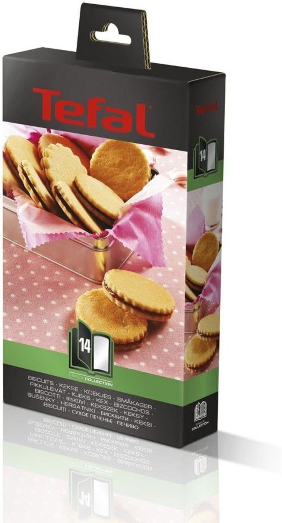 Tefal Waffelplatten Snack Collection Teller mit Antihaftbeschichtung Plätzchenteller