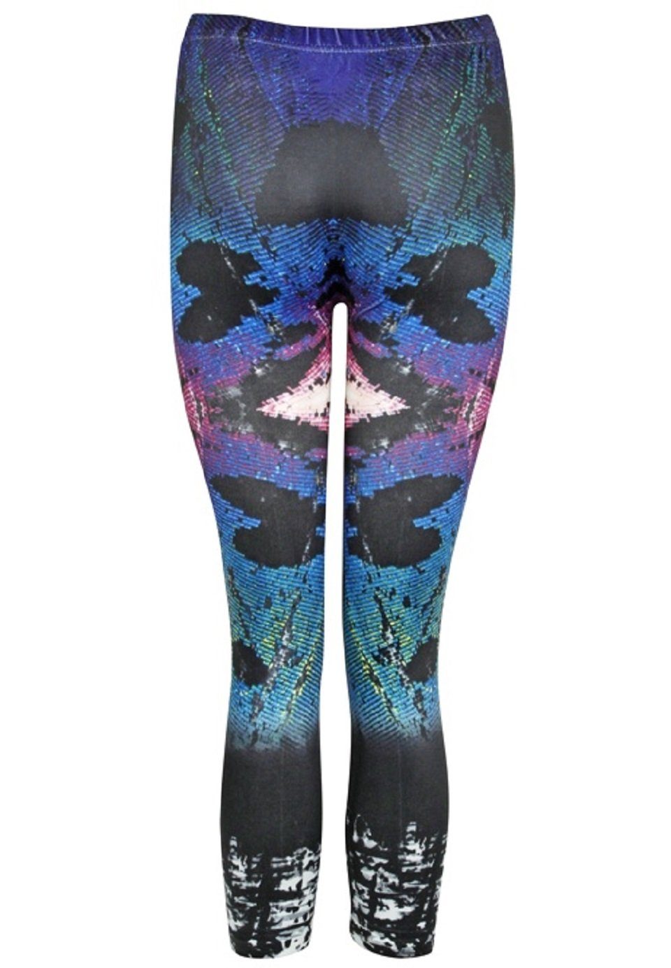 Capelli New York Yogaleggings 7/8 Sort Leggings abstract