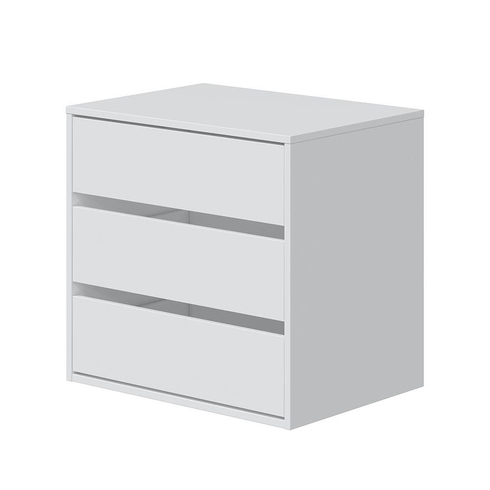FORES HABITAT Schubkasteneinsatz in Weiß - 60x57x44 (BxHxT)