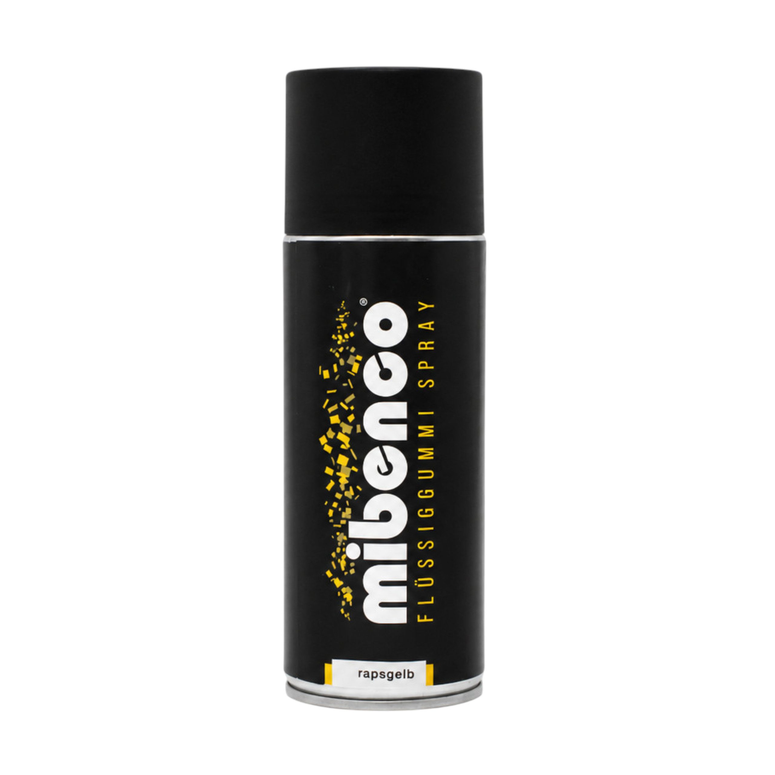 mibenco Sprühlack mibenco Flüssiggummi Spray 400 ml Rapsgelb Matt abziehbare Sprühfolie
