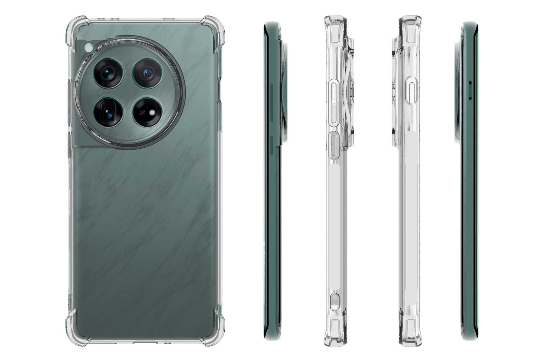 mtb more energy Smartphone-Hülle Clear Armor Case für OnePlus 12 5G (PJD110), Transparente TPU Schutzhülle Case Backcover mit Anti-Shock Verstärkung